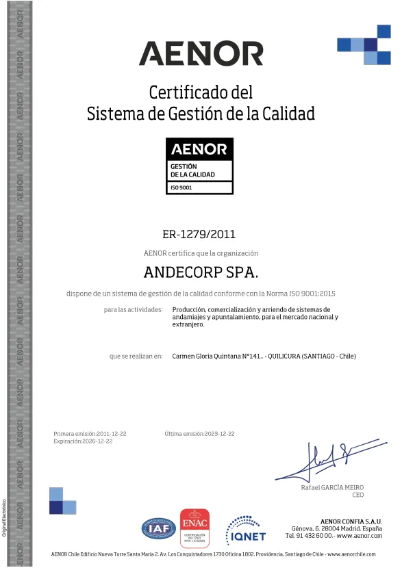 Certificado IQNet